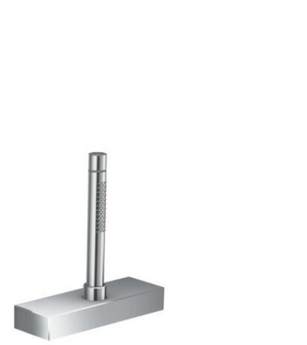 Support Douchette Axor Edge Pour Montage Sur Bord de Baignoire Chromé