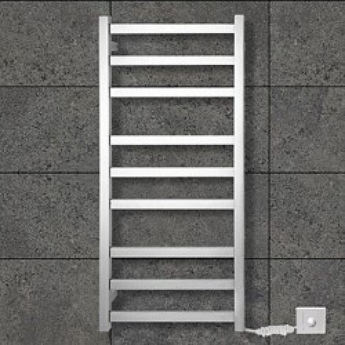 Support électrique avec des grilles de séchage en acier inoxydable poli miroir ( 130 w )