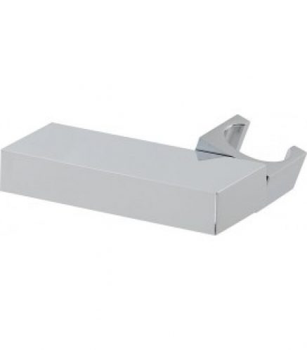 Support mural Design chromé, modele plat