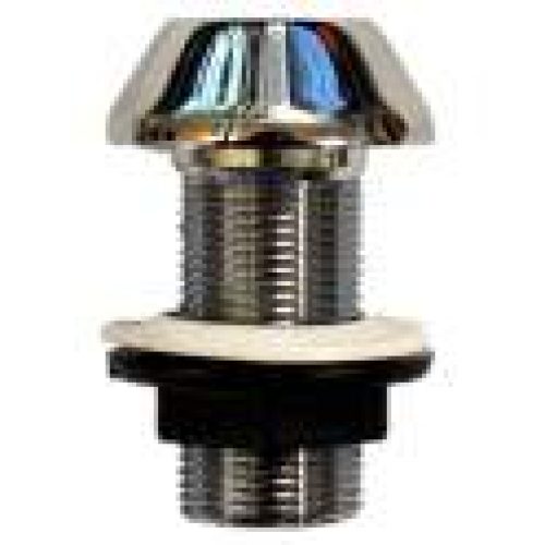 Support seul pour douchette sur table, rond, chromé