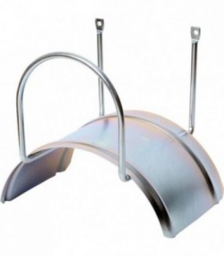 Support tuyau mural acier zingué