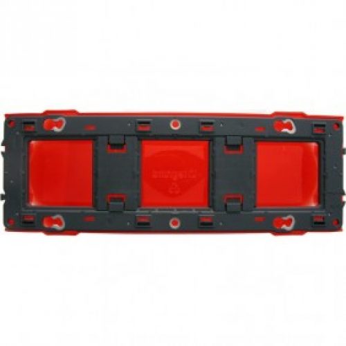 Support à vis Batibox – 3 postes – 6 ou 8 modules