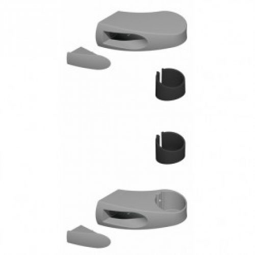 Supports et bouchons de tube pour poignée de porte battante Diva