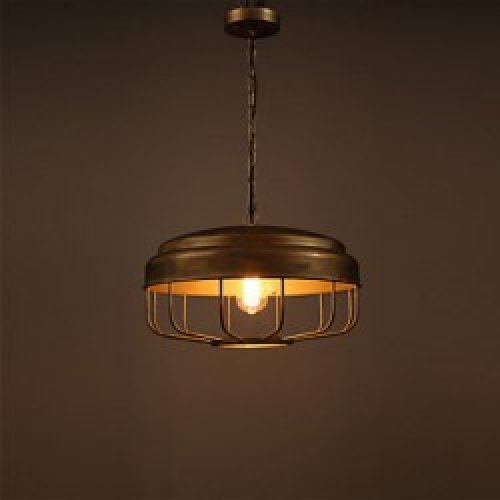 Suspension en métal à grille