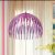 Suspension Moderne plastique Transparent et Violet