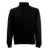 Sweat col zippé, noir, taille L