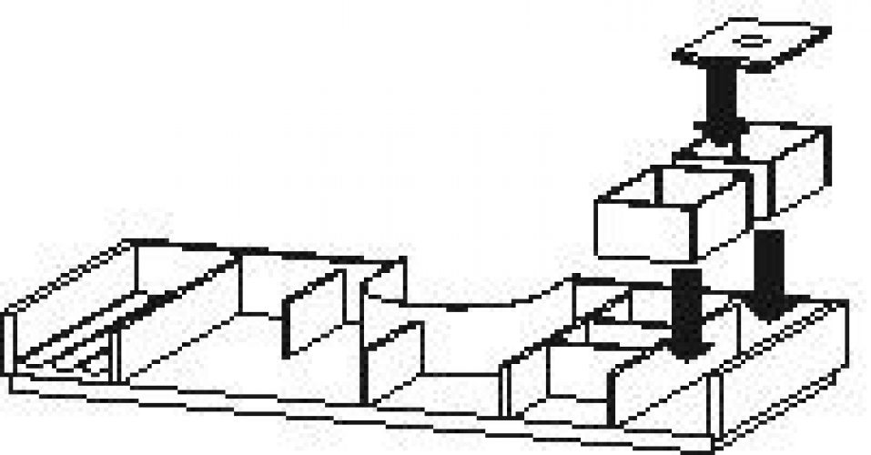 Système d’aménagement intérieur avec découpe Siphon 950mm Duravit