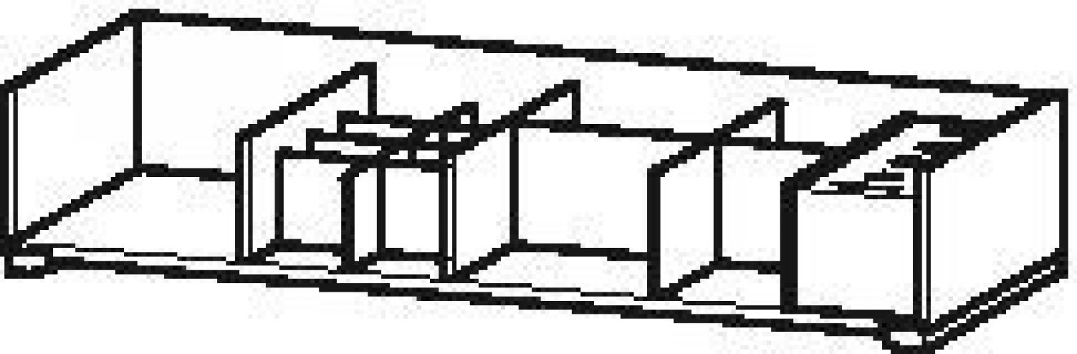 Système d’aménagement intérieur sans découpe Siphon 1020mm Duravit