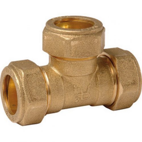 Té biconique olive pour cuivre Ø12