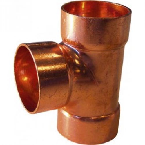 Té cuivre femelle / femelle / femelle à souder