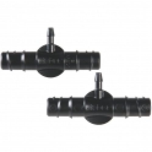 Té de dérivation – Tuyau Ø 13 et 4 mm – Rainjet – Boîte de 2 pièces – Claber