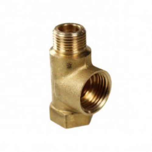 Té de piquage Machine à Laver Mâle 3/8″- Femelle 1/2″- Femelle 3/8″