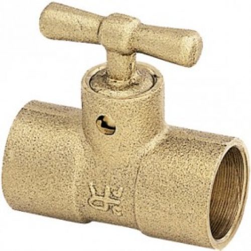 Té de purge droit laiton à souder