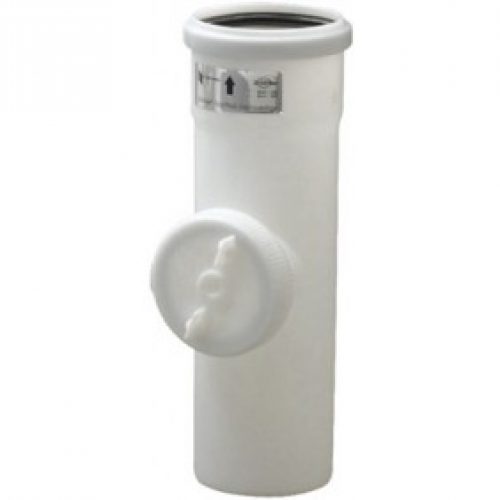 Té d’inspection en PPS rigide pour tubage de chaudière à condensation