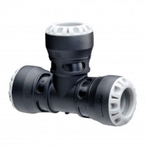 Té égal à 90° encliquetable tube PE – Série 1 – Plasson