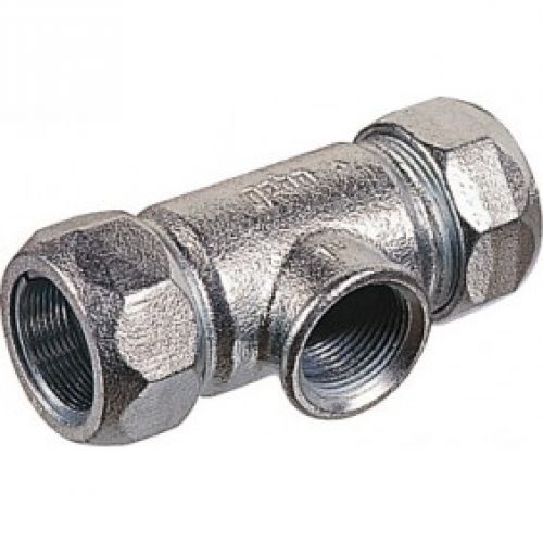 Té égal en fonte femelle type 638