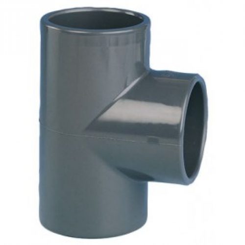 Té PVC pression 90° femelle / femelle à coller