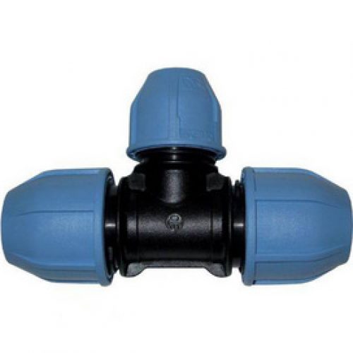 Té réduit 32x25x32 pour tube PE eau