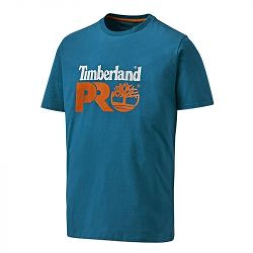 T Shirt Cotton Core Timberland Pro Tb0 A4Qt2 Tea Pour Homme Bleu