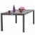 Table DCB GARDEN LONDON alu/verre finition granit 200x100cm – ANTHRACITE