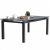 Table DCB GARDEN MIAMI aluminium 180/240x110cm – ANTHRACITE