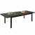 Table DCB GARDEN MIAMI verre et aluminium 180/240x100cm – ANTHRACITE