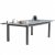 Table DCB GARDEN ORLANDO 180/240x100cm en aluminium – GRIS METAL