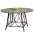 Table ronde DCB GARDEN USHUAIA diamètre 125cm avec plateau en verre – LIN