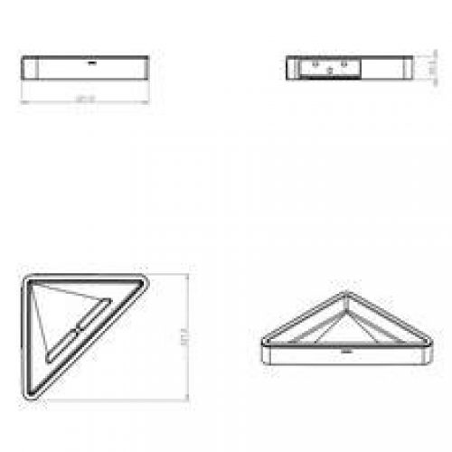 Tablette support d’angle extreme COSMIC