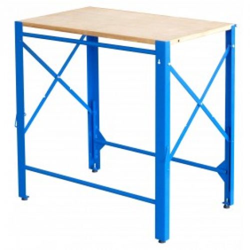 Établi de chantier – pliant 0,80 m – métal bois