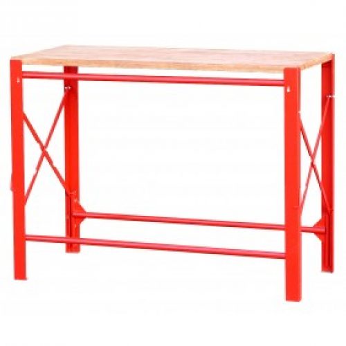 Établi de chantier – pliant 1,10 m – métal bois