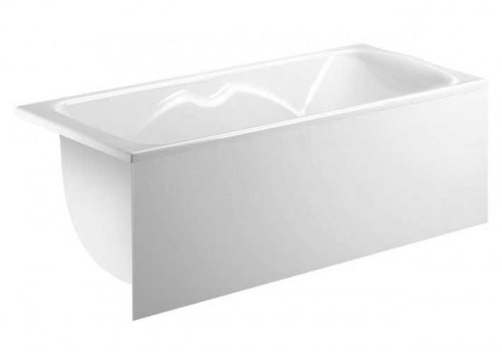 Tablier de Baignoire Allibert FIX ALU 1700×520-535mm Blanc 225030