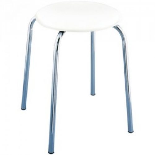 Tabouret – assise confortable et pieds chromés – Livorno