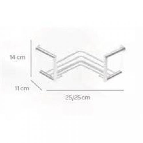 Étagère d&rsquo;angle grande Disco SQUARE CO2+