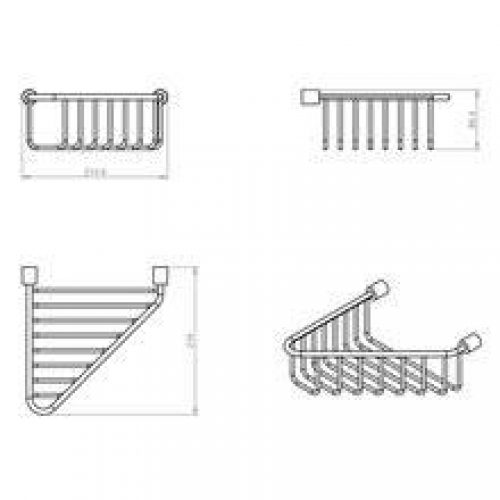 Étagère d&rsquo;angle xl minimalisme COSMIC