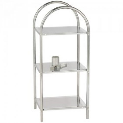 Étagère de salle de bain – 3 tablettes chrome