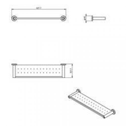 Étagère en acier architecte COSMIC
