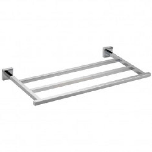 Étagère porte-serviettes chromé QUATTRO