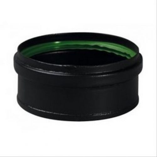 Tampon conduit pellets émail noir mat diam 100mm – TEN