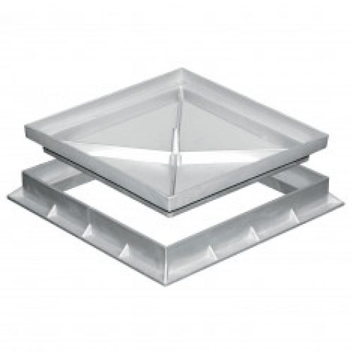 Tampon creux pour coffrage avec cadre – 400x400mm – Gris