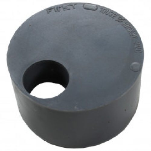 Tampon de réduction PVC Mâle Ø100 Femelle Ø32 ou Ø40 ou Ø50 ou Ø63 ou Ø75 ou Ø80 First Plast