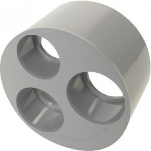 Tampon de réduction pvc mâle – 3 trous