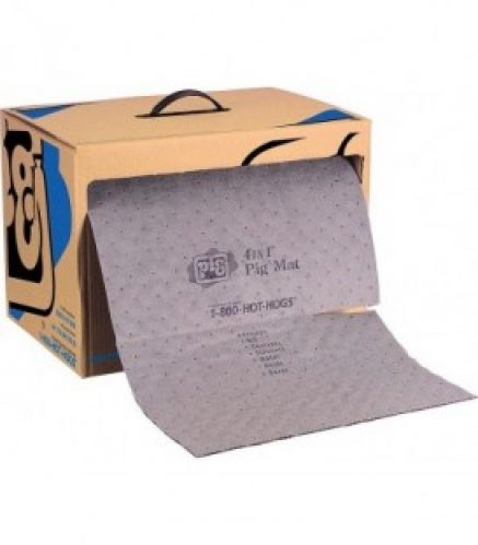 tapis absorbant PIG 4 en 1 medium largeur 410mm, rouleau 24 metre couleur : Gris