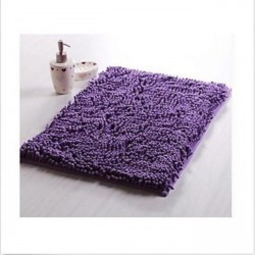 tapis antidérapant moderne en chenille ( 40 x 60 cm )