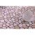 Tapis de bain avec motif géométrique en microfibre et polyester ( 40 x 60 cm ) Rose dragée