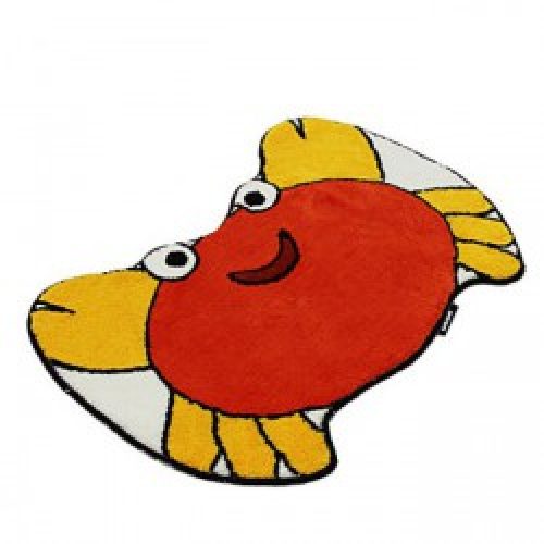 Tapis de bain en microfibre et polyester à motif rouge ( 40 x 60 cm )