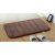 Tapis de bain marron clair en mousse à mémoire ( 50 x 80 cm )