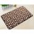 Tapis de bain marron en microfibre et polyester ( 50 x 80 cm )