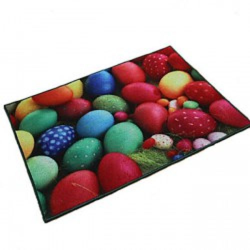 Tapis de bain Multi-couleurs et moderne en polypropylène ( 40 x 60 cm )