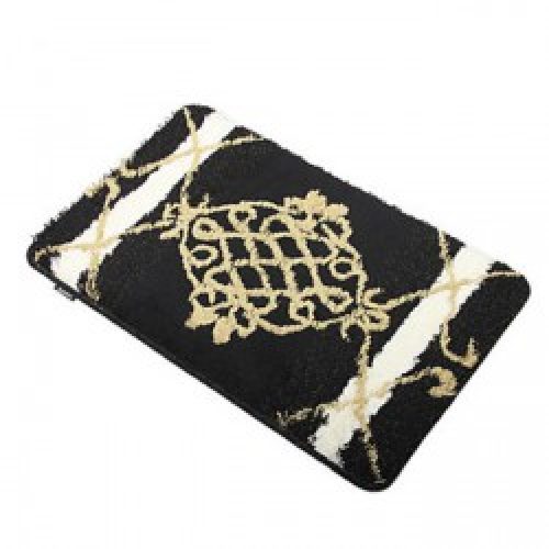 Tapis de bain traditionnel en métissage polyester et Coton